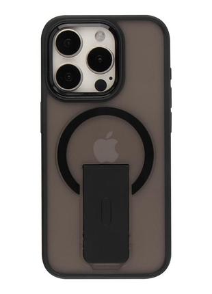 Чохол tpu+pc flexguard magnetic ring stand для iphone 13 pro max black