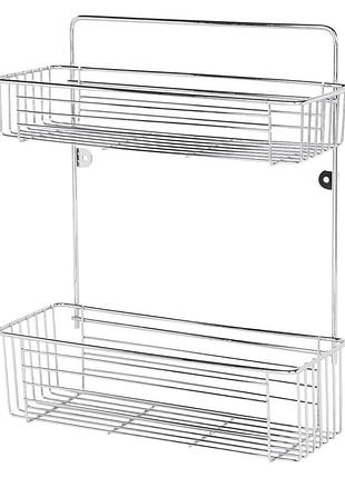 Душова стійка поличка з нержавіючої сталі livarno home 32×37,5×12 см