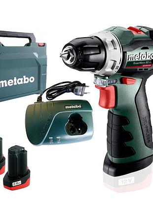 Аккумуляторный дрель-шуруповерт metabo powermaxx bs bl (601721500)