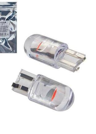 Лампа pulso/габаритная/led t10/w2.1x9.5d/w5w/1smd-cree/12v/0.5w/55lm red