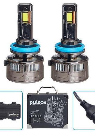 Лампи pulso lf4-h11/h8/h9/h16/flip chip/12v/300w/100000lm/6000k