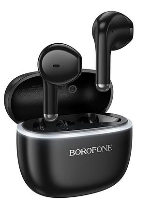 Блютуз стерео гарнитура borofone fq11 черный