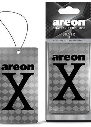 Освежитель воздуха areon x lux сухой листик silver
