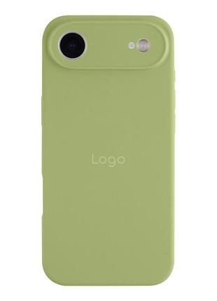 Чохол silicone case full size with frame для iphone 17 air 01.mint