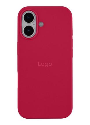 Чохол silicone case full size (aa) для iphone 17 37.rose red