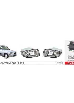 Фари дод. модель hyundai elantra hatchback/2001-03/hy-049/h3-12v55w/ел.проводка