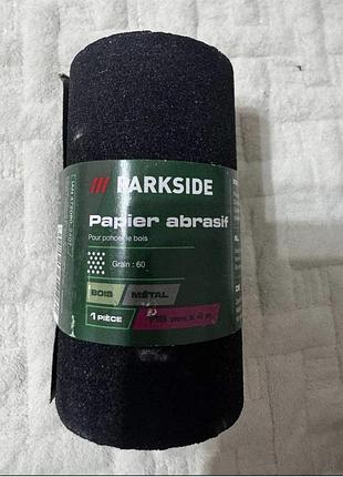 Наждачная бумага parkside зерно 60, рулон 115мм х 4м