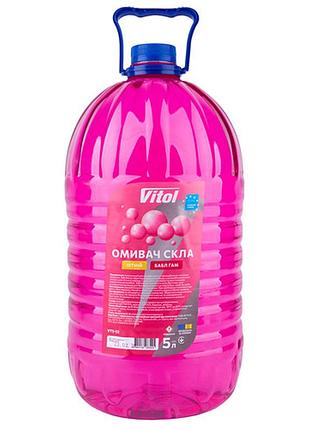 Омыватель стекол летний vitol 5л бабл гам