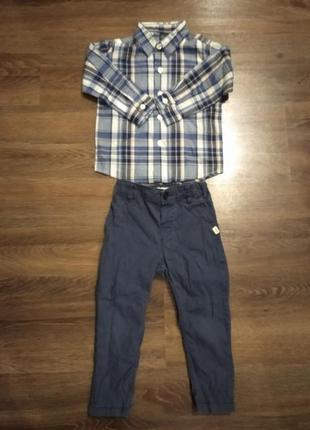 Рубашка и штаны мальчику на 12-18 месяцев