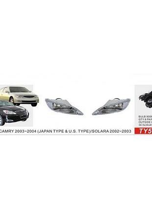 Фари дод. модель toyota camry 30 2001-04/ty-500/japan/9006-12v55w/ел.проводка