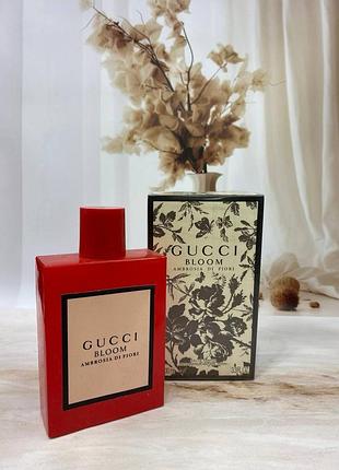 Женские духи gucci bloom ambrosia di fiori 100 мл утонченный аромат в элегантном флаконе