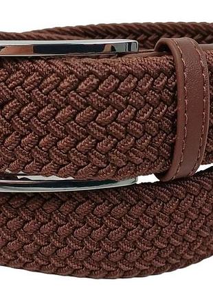 Жіночий еластичний ремінь гумка up2 fashion корнічневий