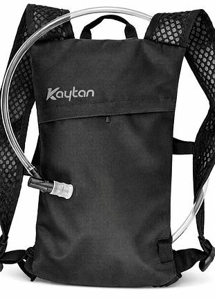 Велорюкзак с гидратором 1 л kaytan drinking backpack, черный