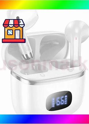Bs наушники беспроводные вкладыши best mix bluetooth hoco eq1 music guide true wireless bt 5.3 белые bas77/n