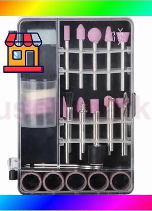 Bs комплект аксесуарів для best mix гравера wt-0516 і dt-0517 42 од. intertool bt-0012 bas77/n