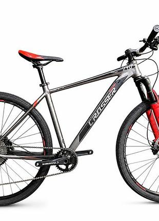 Велосипед гірський 29" crosser solo рама 21", 1x12 l-twoo ax, гідравліка shimano mt200, повітряна вилка червоний