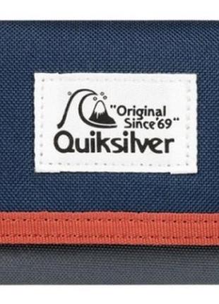 Текстильний гаманець quiksilver the everydaily синій з сірим