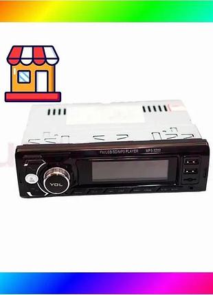 Bs автомагнітола 3200 iso+fm+usb+aux+bluetooth best mix 4x50w 1din магнітола з пультом bas77/n