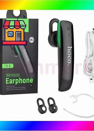 Bs бездротова гарнітура hoco best mix e1 wireless bluetooth earphone чорна bas77/n