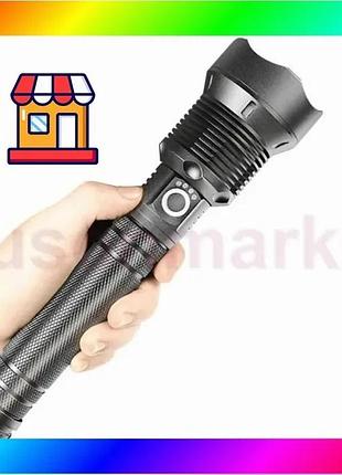 Bs тактический аккумуляторный фонарик best mix bl x92 p70, 2*18650 ручной фонарь с usb и зумом bas77/n