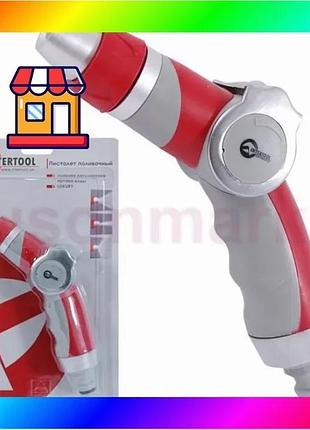 Bs пистолет-распылитель для полива best mix с плавной регулировкой потока воды. luxury intertool ge-00 bas77/n
