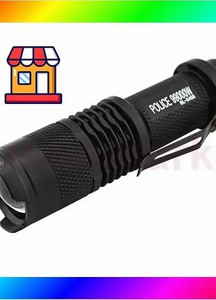 Bs тактический фонарь police best mix bl 8468 q5 50000w фонарик 300 lumen bas77/n
