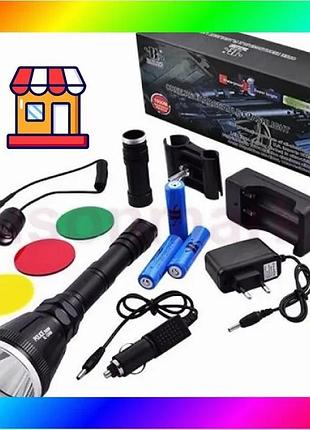 Bs тактический фонарь police best mix bl-q3888 t6 фонарик 1180 lumen bas77/n