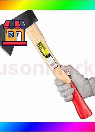 Bs топор 1000 г. best mix с деревянной рукояткой intertool ht-0270 bas77/n