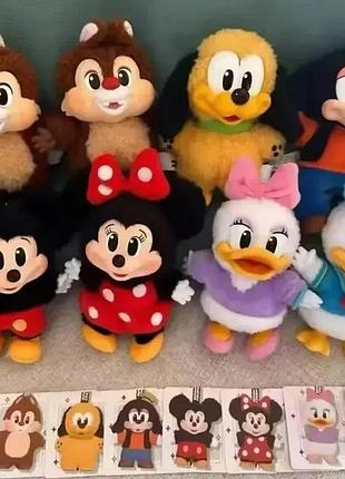 Колекційні м'які іграшки брелоки mickey family