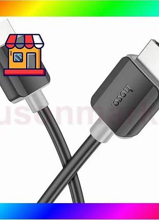Bs кабель hoco us08 best mix hdmi to hdmi 4k hd data cable hdmi v2.0 2 метра bas77/n
