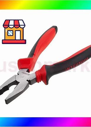 Bs плоскогубцы 200 мм, best mix 40crv, фосфатированные, полированные, storm intertool nt-0120 bas77/n