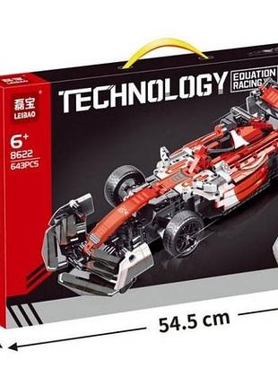 Конструктор на радіокеруванні гоночний болід 643 pcs leibao technology
