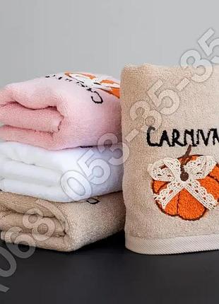 Набор кухонных полотенец махра 3шт. 35x75 см