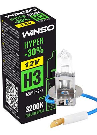 Winso лампа галогенна 12v h3 hyper +30% 55 w pk22s арт.712300 польща арт.712300 польща