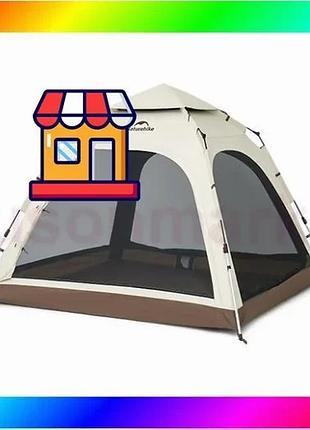 Bs палатка трехместная автоматическая best mix naturehike ango cnk2550ws010 l (коричневый) bas77/n