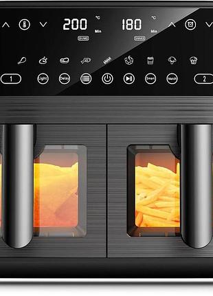Cookwise af2-40d06 - двухзонная аэрофритюрница с 2 ящиками и окошками, 9 литров, 9 программ приготовления, сенсорный экран