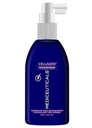 Стимулирующая сыворотка mediceuticals cellagen для роста волос и здоровья кожи головы, 125 мл