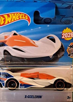 Hot wheels 2026 exoticars x-cceleron 6/10 75/250 jjh43 ікс селерон машинки базові колекційні хот вілс