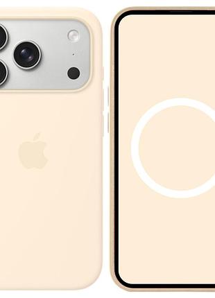 Чохол silicone case (aaa) with magsafe and animation для apple iphone 17 pro max (6.9") vanilla