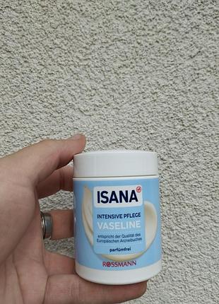 Вазелін косметичний isana intensive pflege 125 мл | захист і зволоження сухої шкіри без запаху