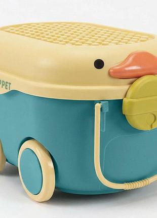 Многофункциональный ящик для хранения игрушек poppet утенок blue размер s