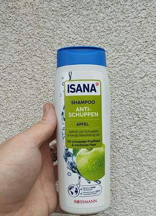 Шампунь против перхоти isana anti-schuppen apfel 300 мл | от перхоти и сухости, с пантенолом