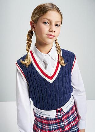 Сорочка для дівчинки з краваткою