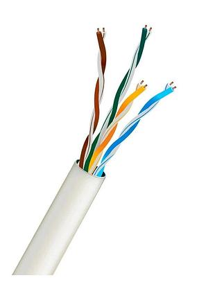 Кабель вита пара utp cat5e cu 0.51mm pvc indoor trinix 305m