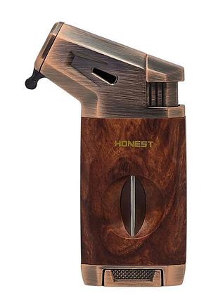 Зажигалка с гильотиной для сигар honest