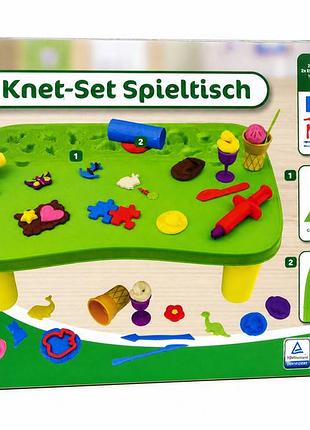 Набор для лепки playtive knet-set spieltisch - детский столик для пластилина с аксессуарами