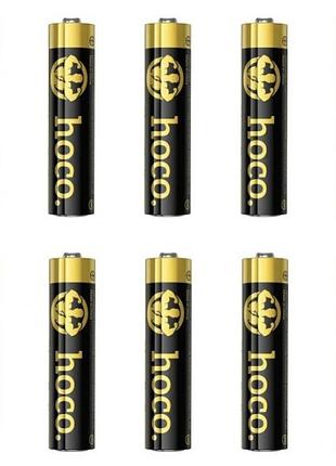 Щелочные мизинчиковые батареи hoco ja2 alkaline lr03 (aaa) (10 шт.)