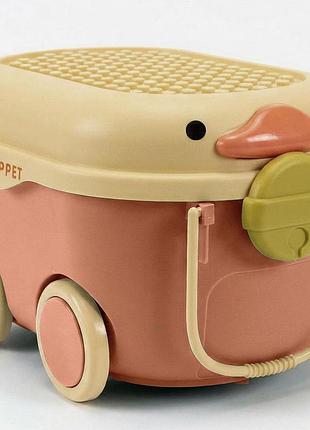 Многофункциональный ящик для хранения игрушек poppet утенок orange размер s