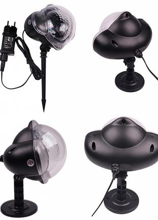 Лазерний проектор вуличний світлодіодний christmas snowfall projector wl-808