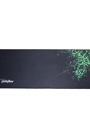 Великий килимок для миші ігрова поверхня чорна razer 4 900x300x3мм